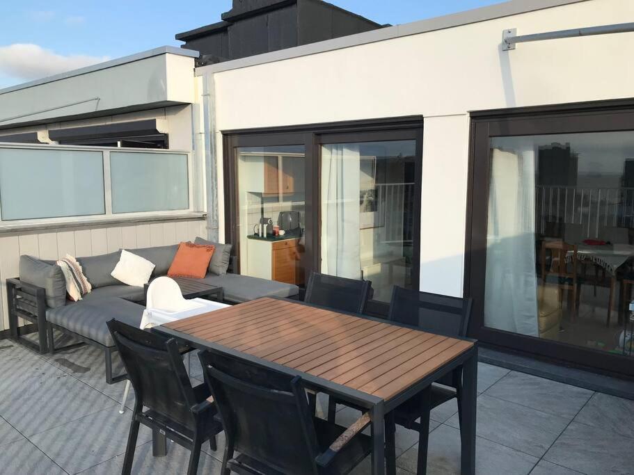 Апартаменты Penthouse Met Zeezicht En 2 Terrassen Миделкерк Экстерьер фото